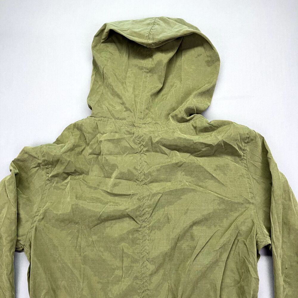 Iris Green Utility Jacket Hooded Womens M Anorak Parka Military Trench Gorpcore - Picture 15 of 16